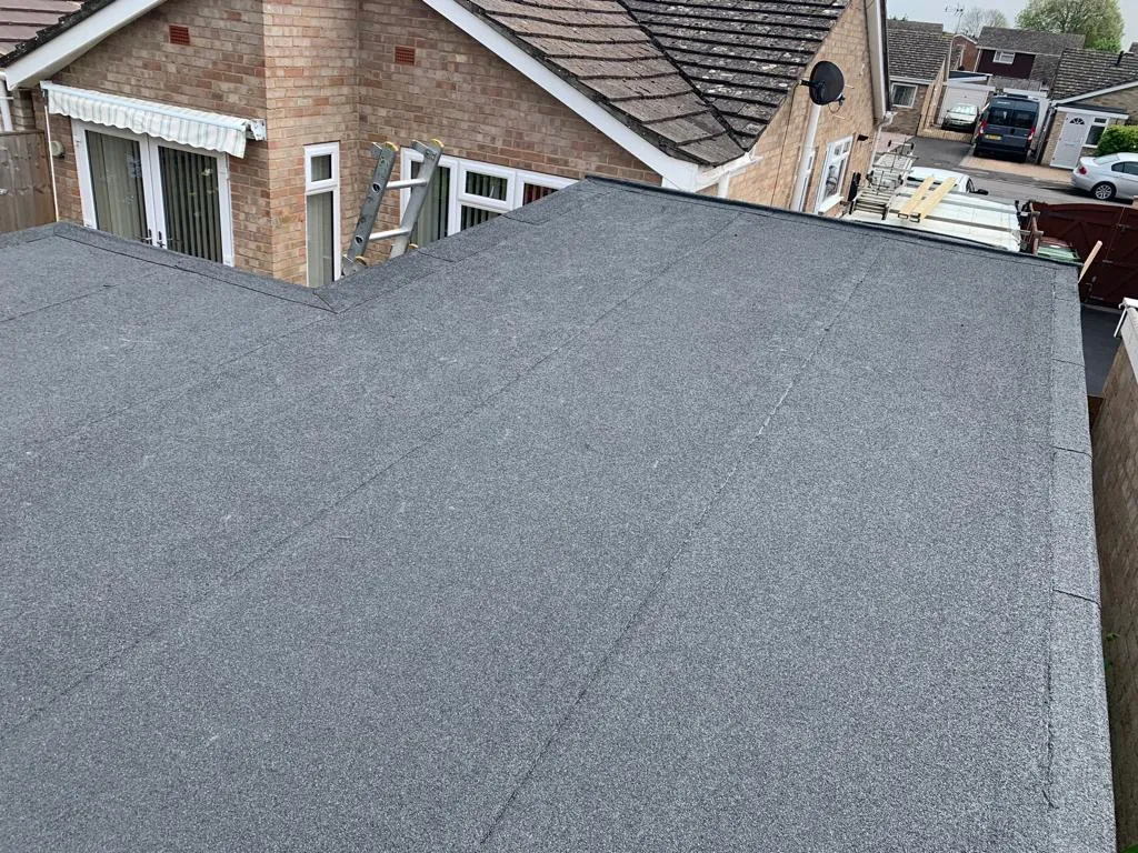 flat roof no corner