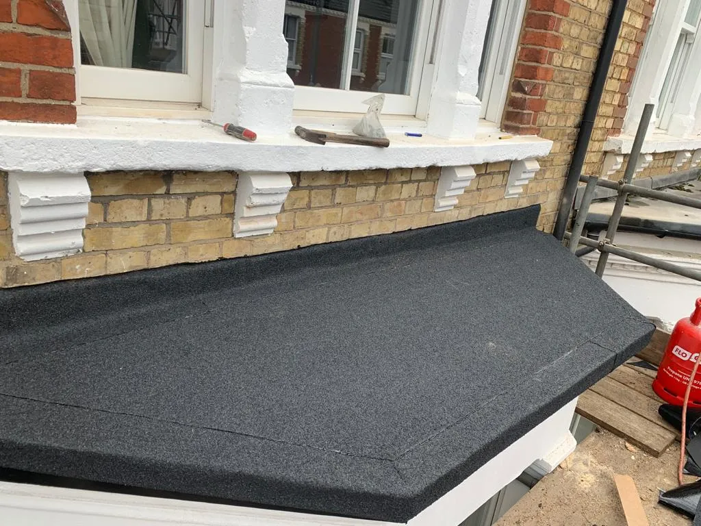 shaped flat roof
